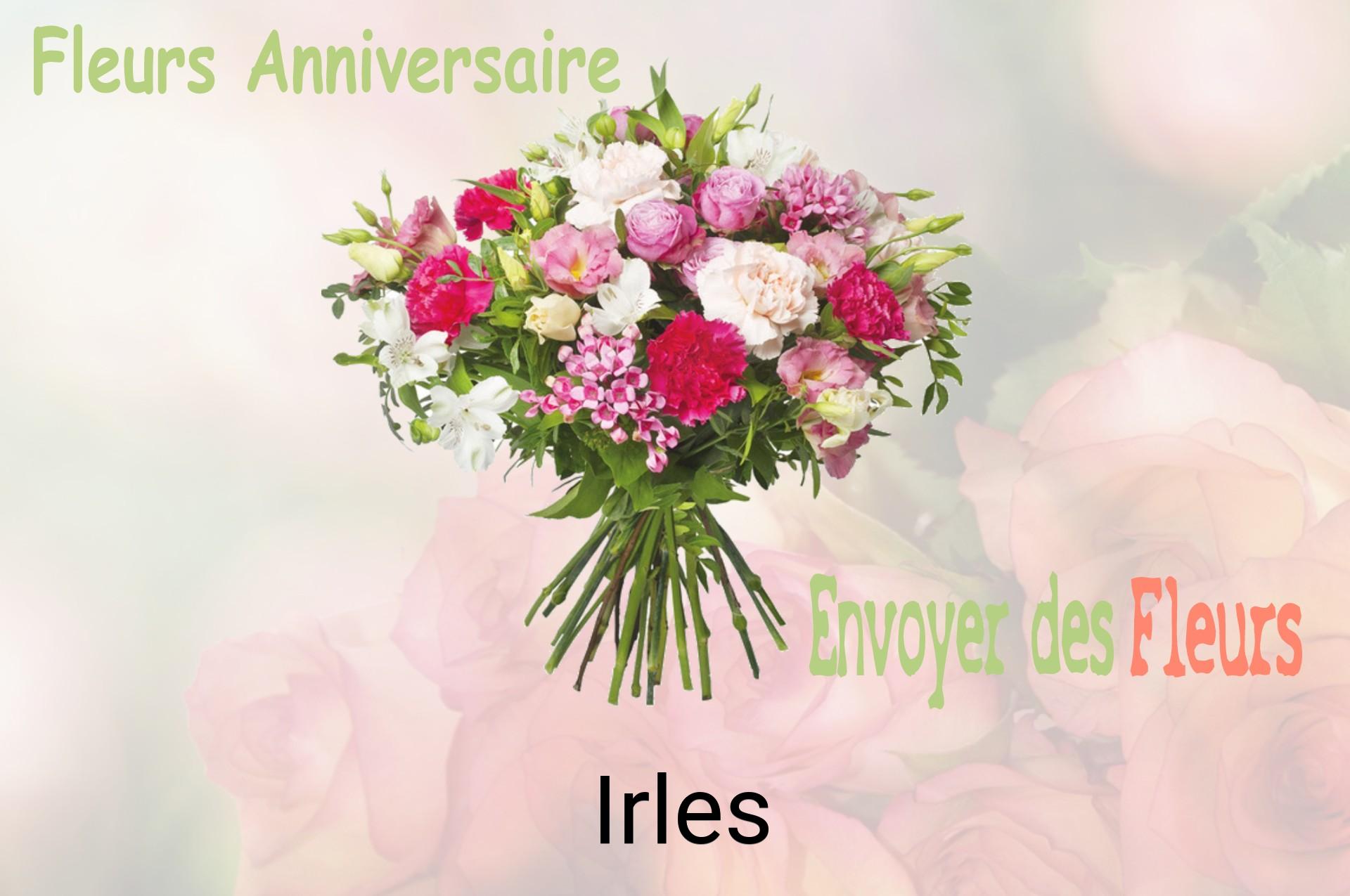 Bouquet de fleurs d’anniversaire livré à Irles