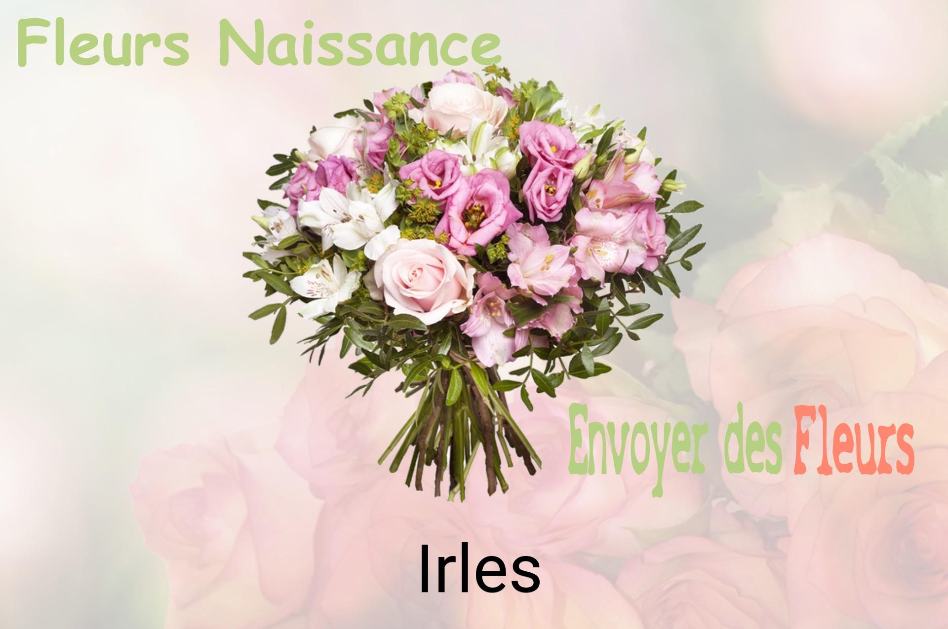 Bouquet de fleurs de naissance livré à Irles